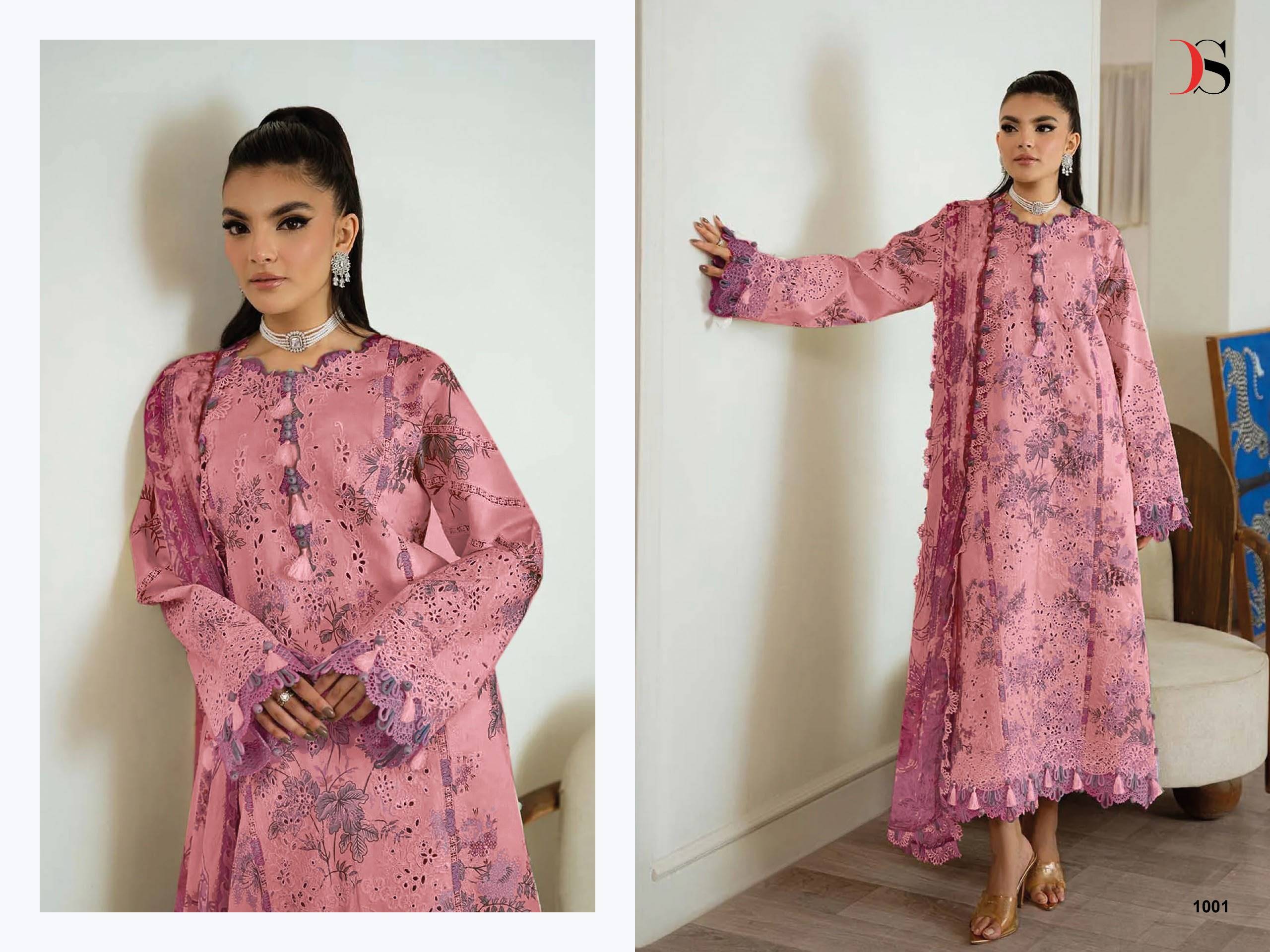 Jade Premium-5 BY DEEPSY SUITS 1001 To 1008 Series Indian Traditional casual wear Pakistani Pure Lawn dresses At Wholesale Price